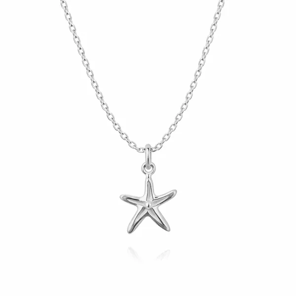 June_Silver_Star_Necklace