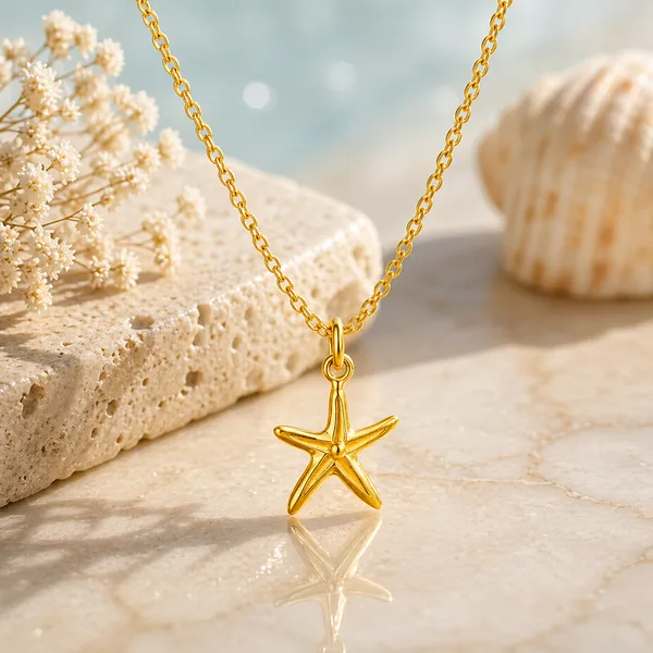 June_Golden_Star_Necklace
