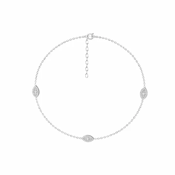Ayle_Silver_Zirconia_Anklet