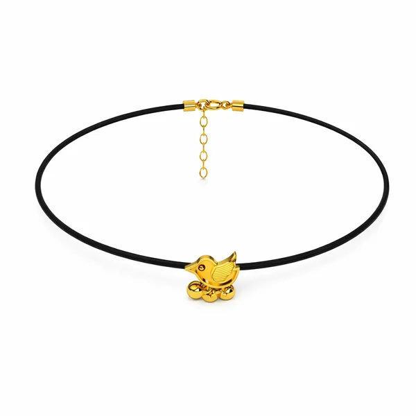 Qora_Golden_And_Black_Bird_Anklet