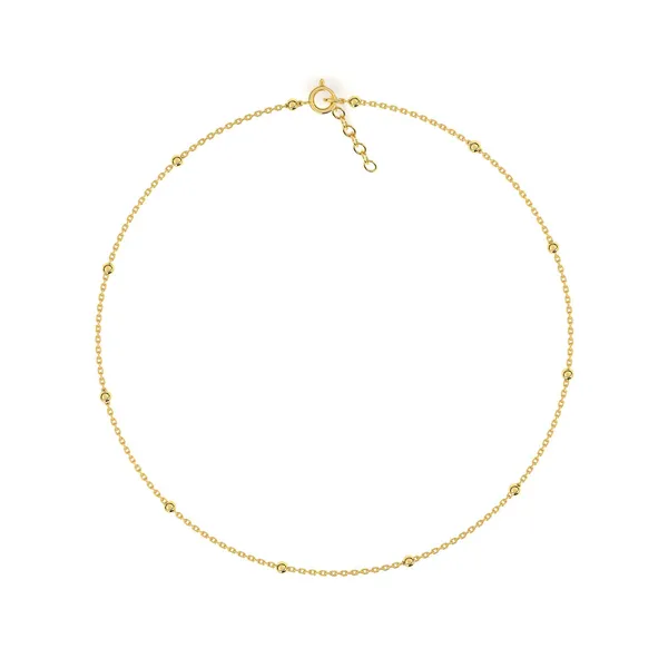 Qiva_Golden_Beads_Anklet