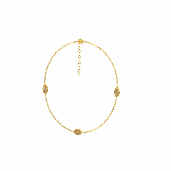 Ayle_Golden_Zirconia_Anklet