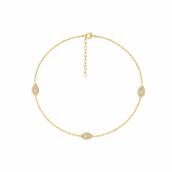 Ayle_Golden_Zirconia_Anklet