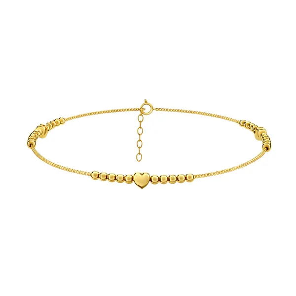 Qela_Golden_Heart_Anklet