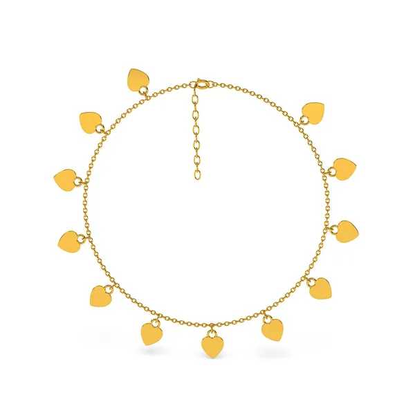 Vira_Golden_Heart_Anklet