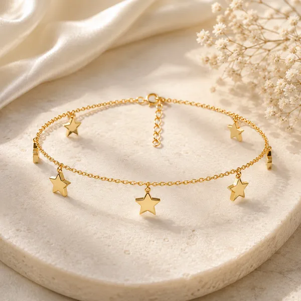 Anvi_Golden_Star_Anklet