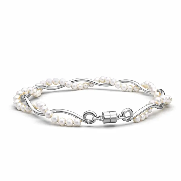 Evelyn_Silver_Pearl_Bracelets