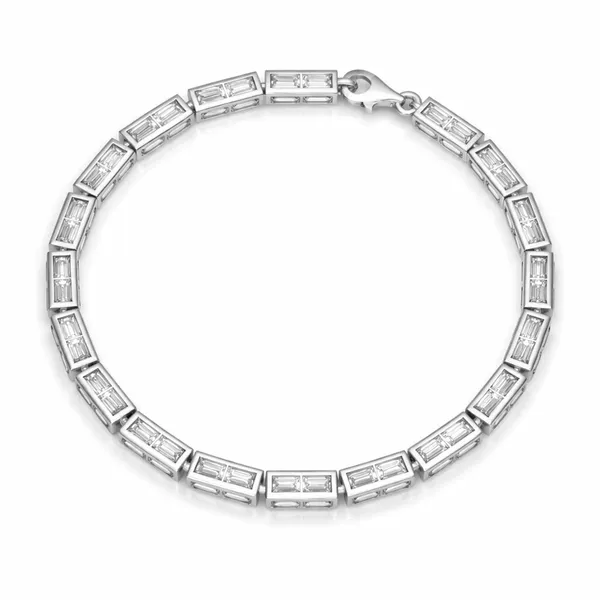 Cyan_Silver_Zirconia_Bracelet