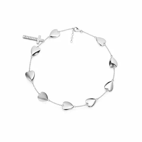 Huni_Silver_Heart_Bracelet