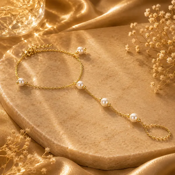Gyra_Golden_Pearl_Bracelets