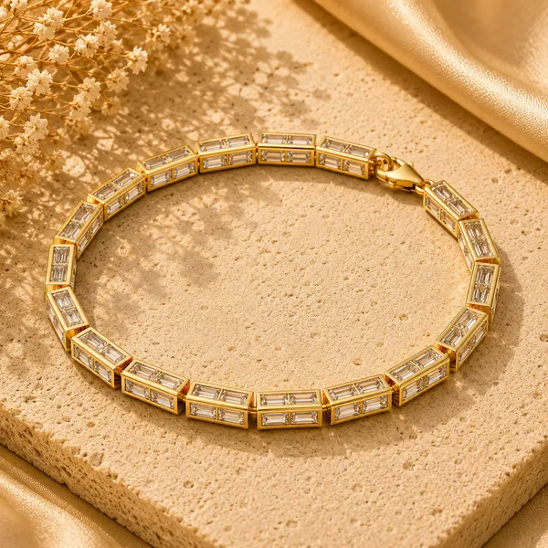 Cyan_Golden_Zirconia_Bracelet