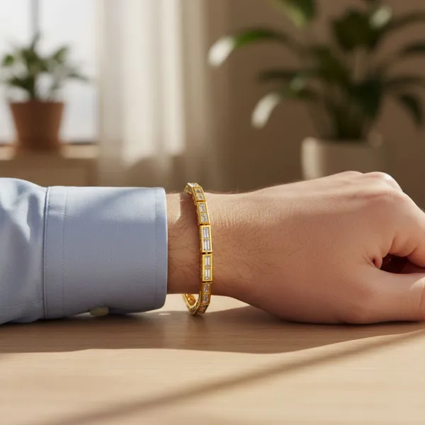 Cyan_Golden_Zirconia_Bracelet