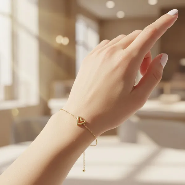 Ciri_Golden_Heart_Zirconia_Bracelet