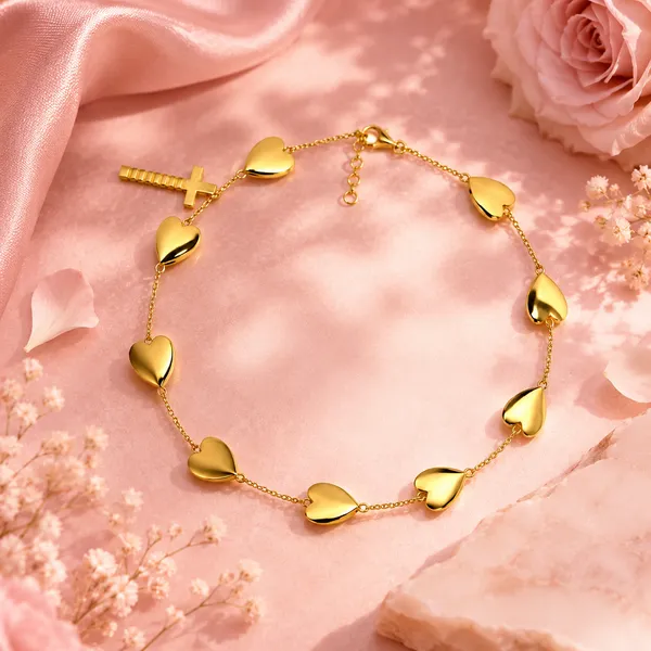 Huni_Golden_Heart_Bracelet