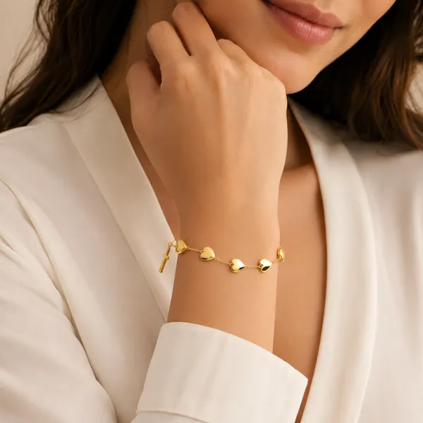Huni_Golden_Heart_Bracelet