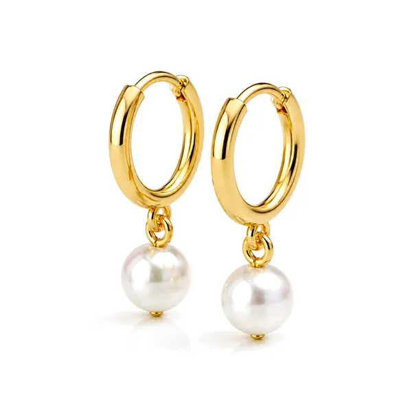 Bina_Golden_Synthetic_Pearl_Earrings