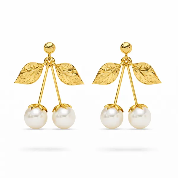 Bria_Golden_Synthetic_Pearl_Earrings