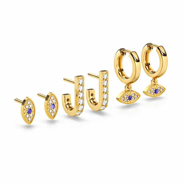 Demi_Golden_Earrings_Set