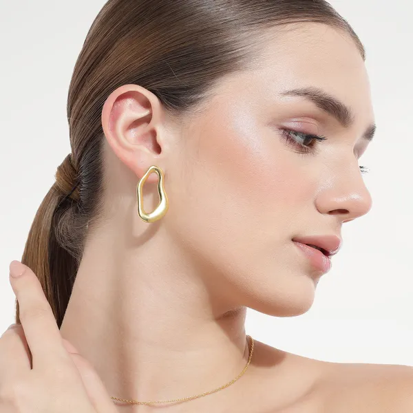 Noa_Golden_Organic_Earrings