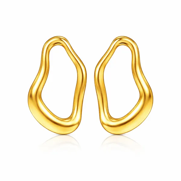 Noa_Golden_Organic_Earrings