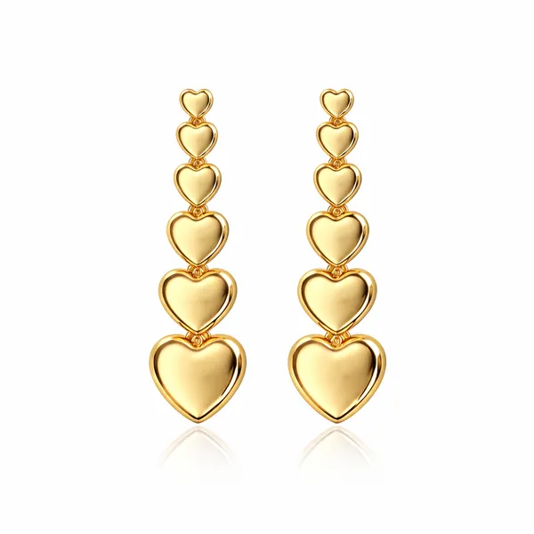 Veda_Golden_Heart_Earrings