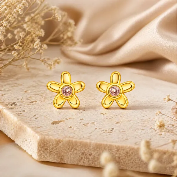Kate_Golden_Flower_Earrings