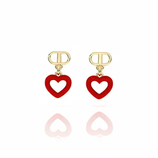 Niva_Golden_And_Red_Earrings