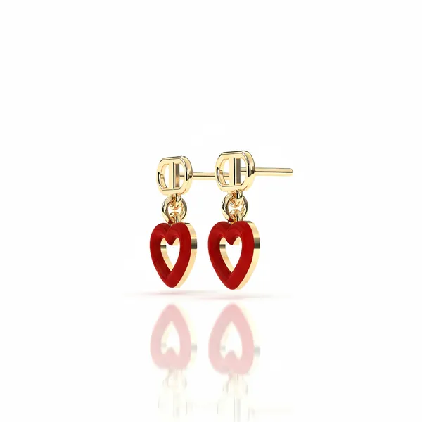 Niva_Golden_And_Red_Earrings