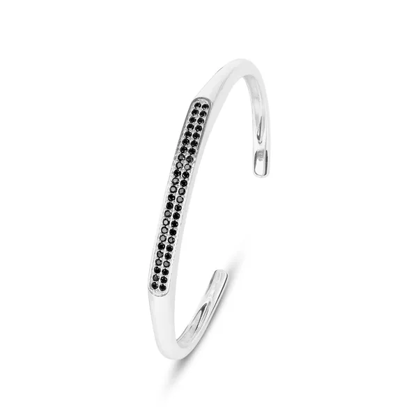 Zayn_Silver_Black_Spinel_Bangle