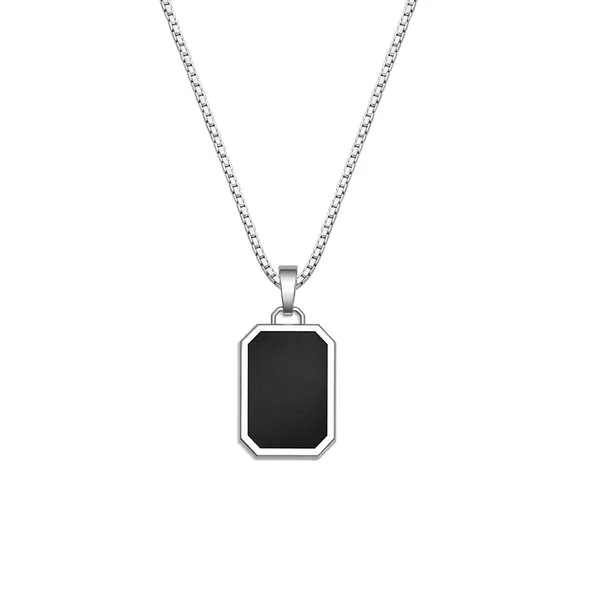 Ason_Silver_And_Black_Necklace