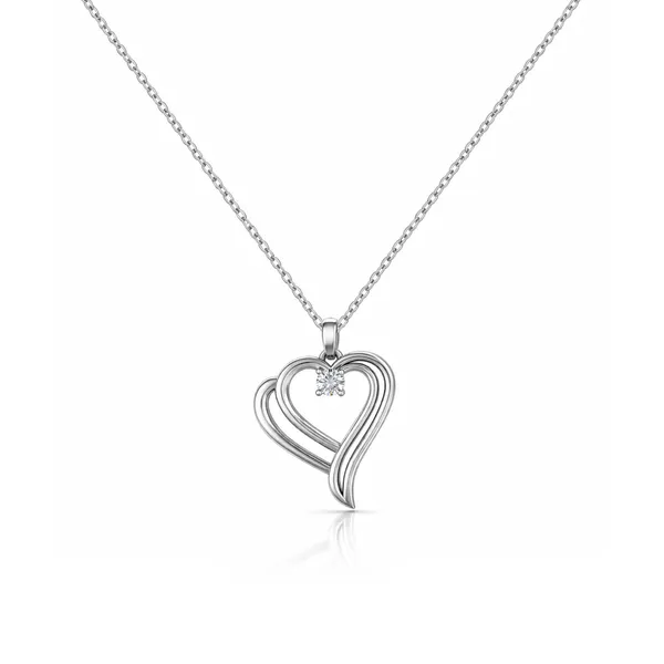 Brin_Silver_Heart_Zirconia_Necklace