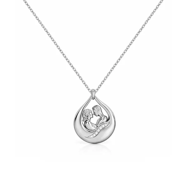 Aysa_Silver_Zirconia_Necklace