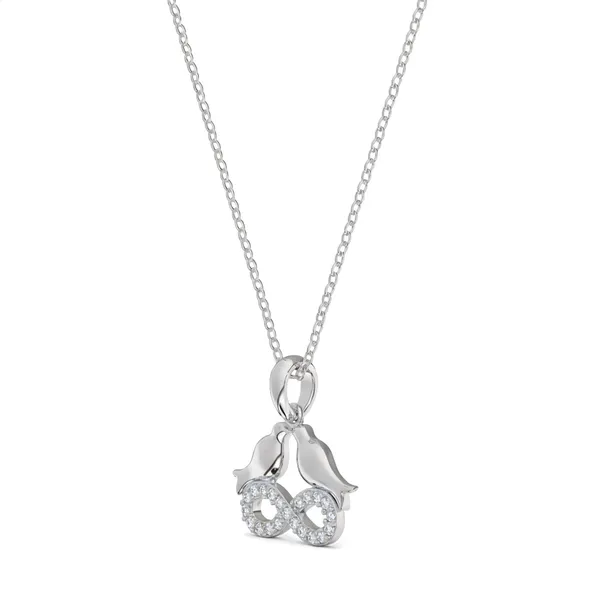 Cera_Silver_Zirconia_Bird_Necklace