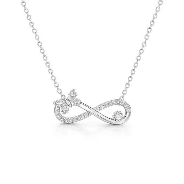 Dami_Silver_Zirconia_Infinity_Necklace