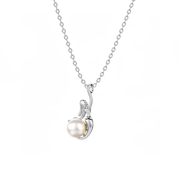 Wren_Silver_Pearl_Necklace