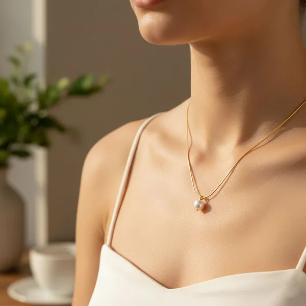 Zuri_Golden_Pearl_Necklace