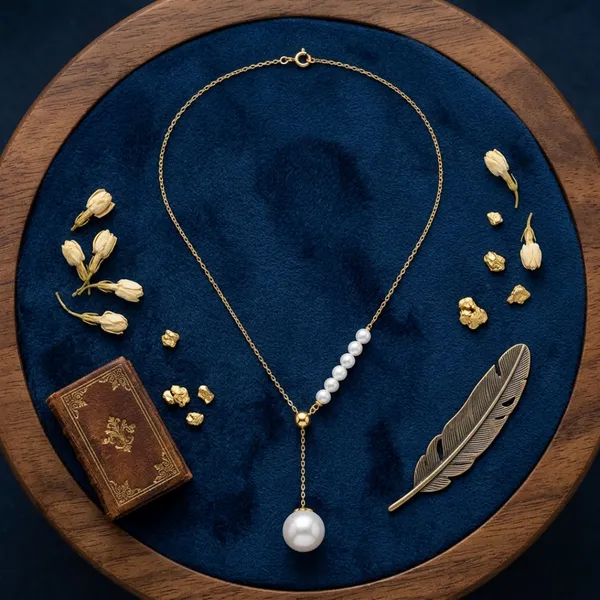 Lue_Golden_Pearl_Necklace