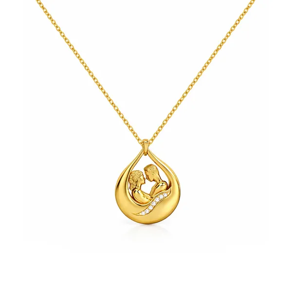 Aysa_Golden_Zirconia_Necklace