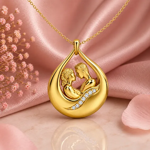 Aysa_Golden_Zirconia_Necklace