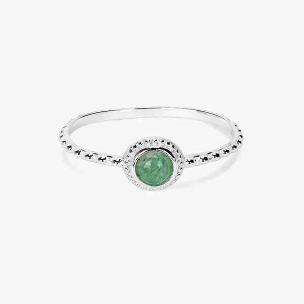 Lily_Silver_Aventurine_Adjustable_Ring