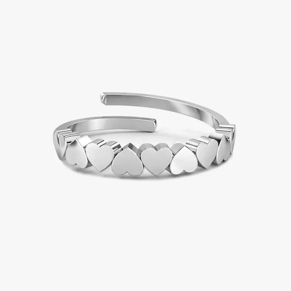 Meni_Silver_Heart_Adjustable_Ring