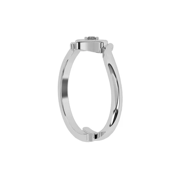 Euni_Silver_Heart_Zirconia_Adjustable_Ring