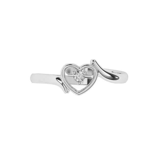 Euni_Silver_Heart_Zirconia_Adjustable_Ring