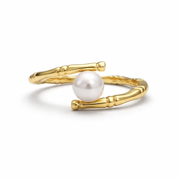 Lily_Golden_Pearl_Adjustable_Ring