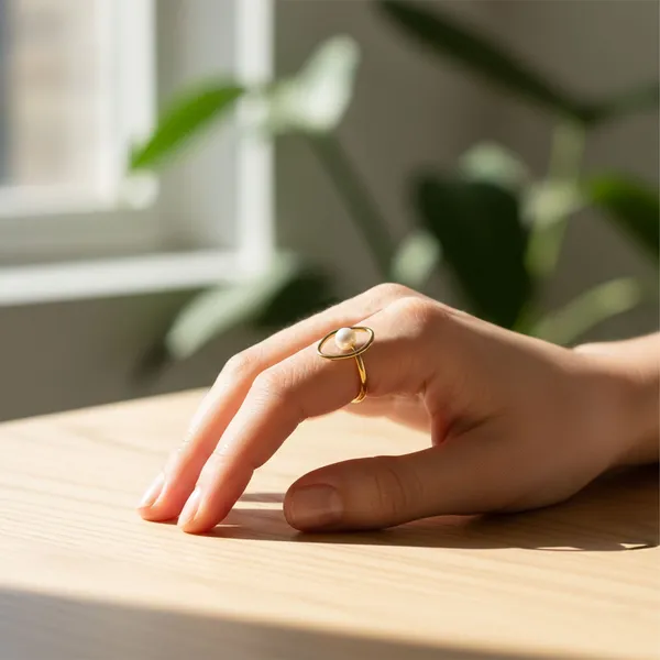 Nora_Golden_Pearl_Adjustable_Ring