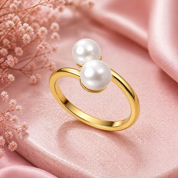 Anna_Golden_Pearl_Adjustable_Ring