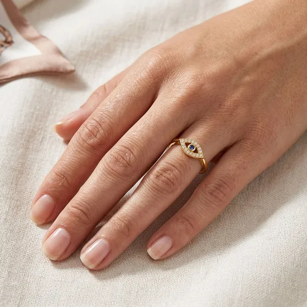 Veya_Golden_Adjustable_Evil_Eye_Ring