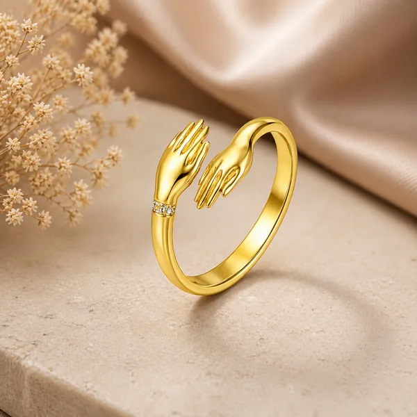 Kite_Golden_Hand_Adjustable_Ring