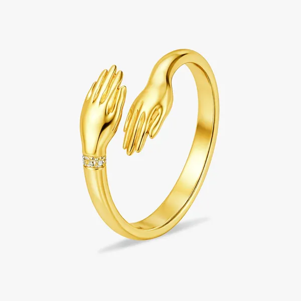 Kite_Golden_Hand_Adjustable_Ring