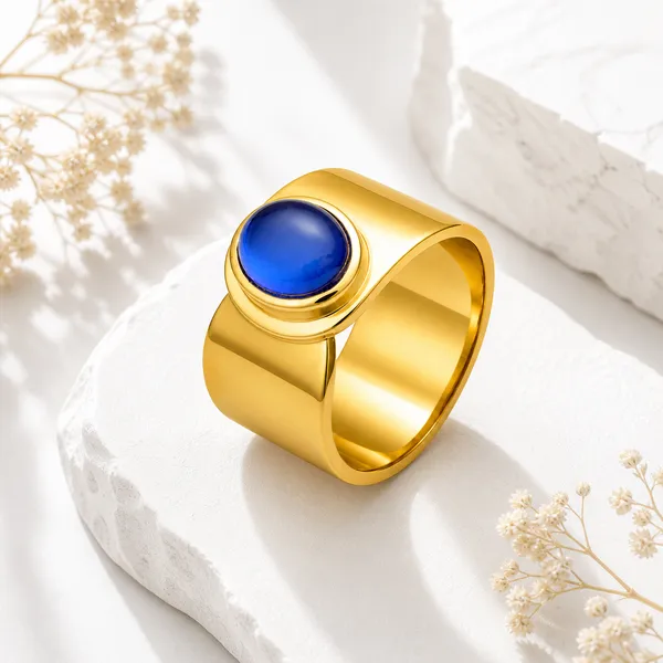 Iris_Golden_And_Blue_Adjustable_Ring